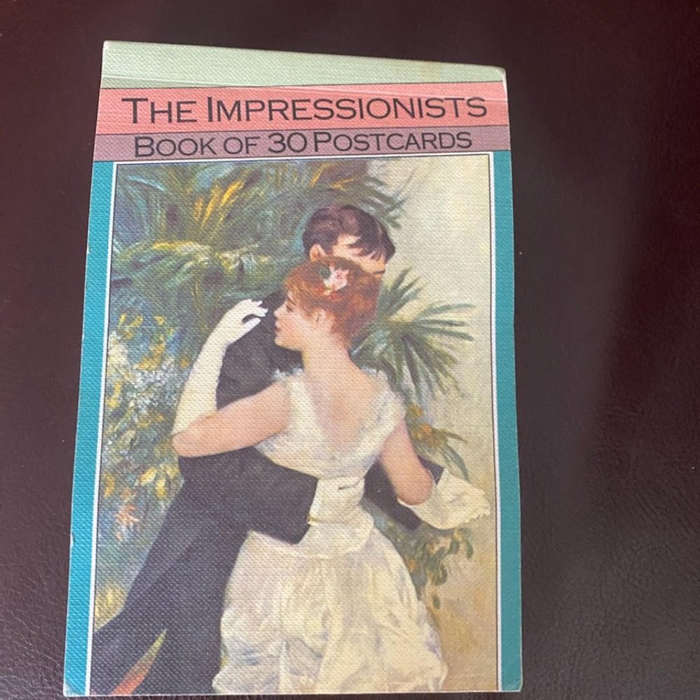 THE IMPRESSIONISTS BOOK OF 30  POSTCARDS